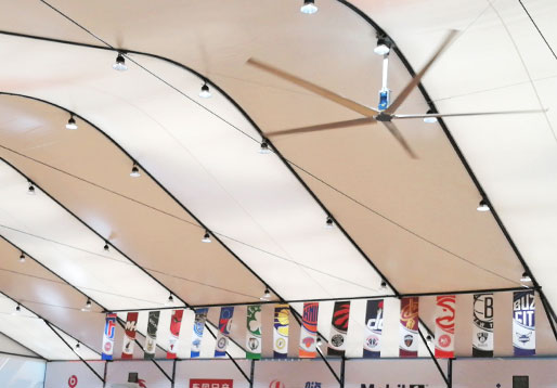 商業(yè)公共場所節(jié)能工業(yè)風扇方案